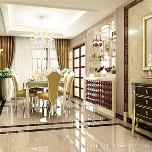 Sunnda Tulip Nano polished gres porcelain tile, porcellanato floor tiles